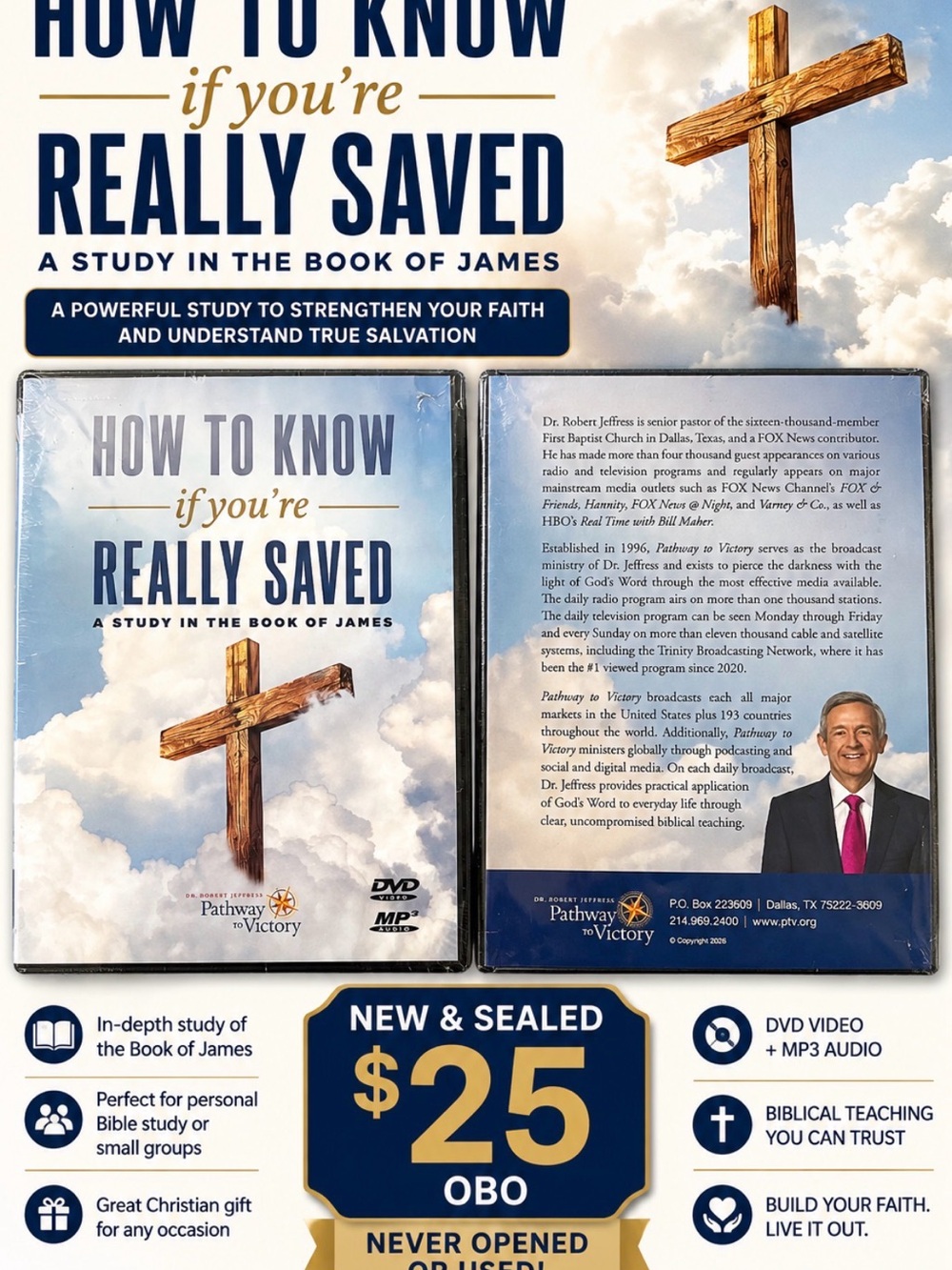 How to Know If You're Really Saved DVD - White/Blue